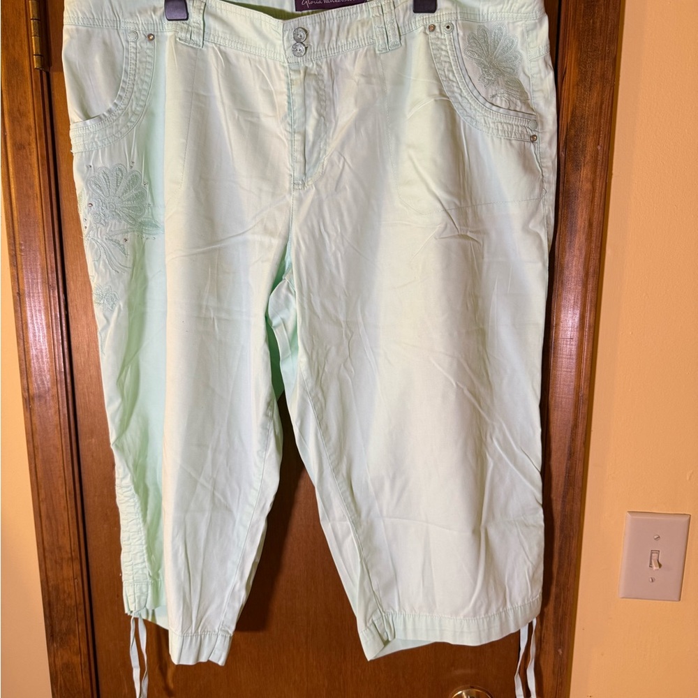 Gloria Vanderbilt Mint Green Pants